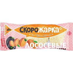 "SKOROJARKA" cutlets from salmon fish by-products